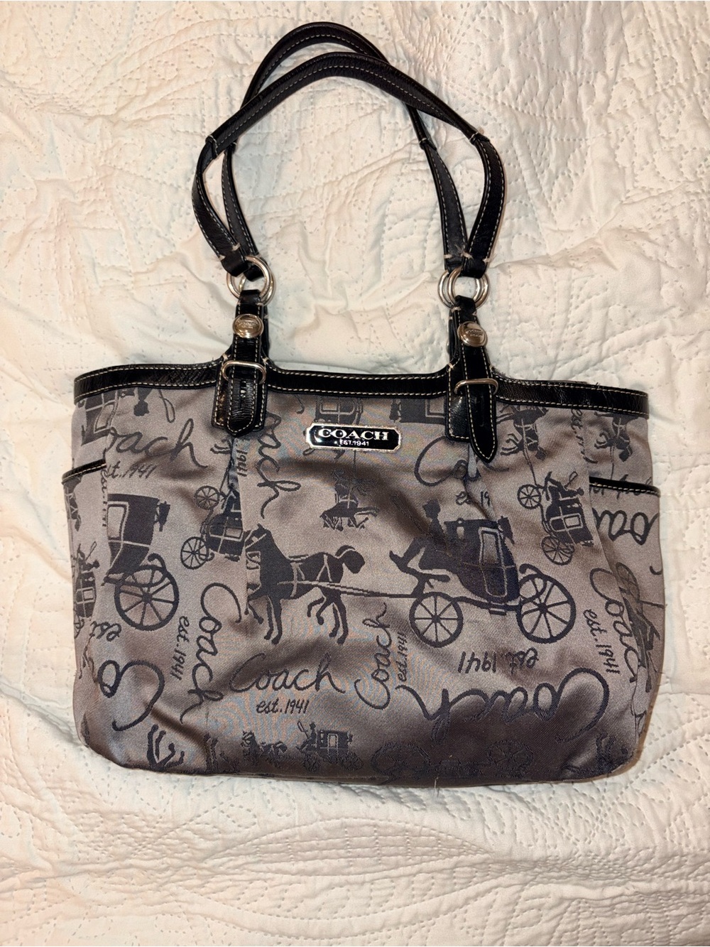 Vintage Y2K Coach Carriage Shoulder Bag